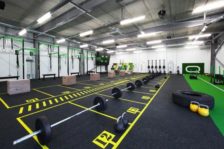 CrossFit conditioning floor